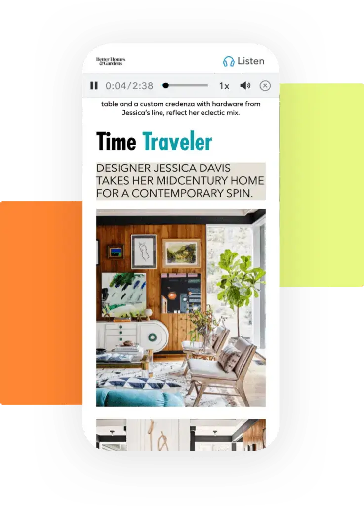 Mobile view of a home decor article featuring a stylishly furnished room, accessible for readers anywhere.