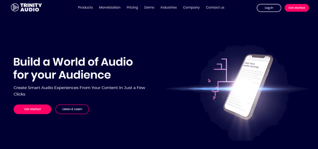 trinity audio website