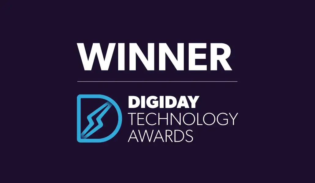 Digiday Technology Awards Winner