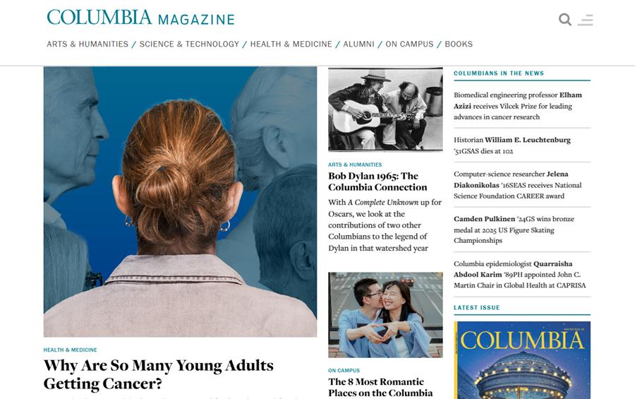 columbia magazine 