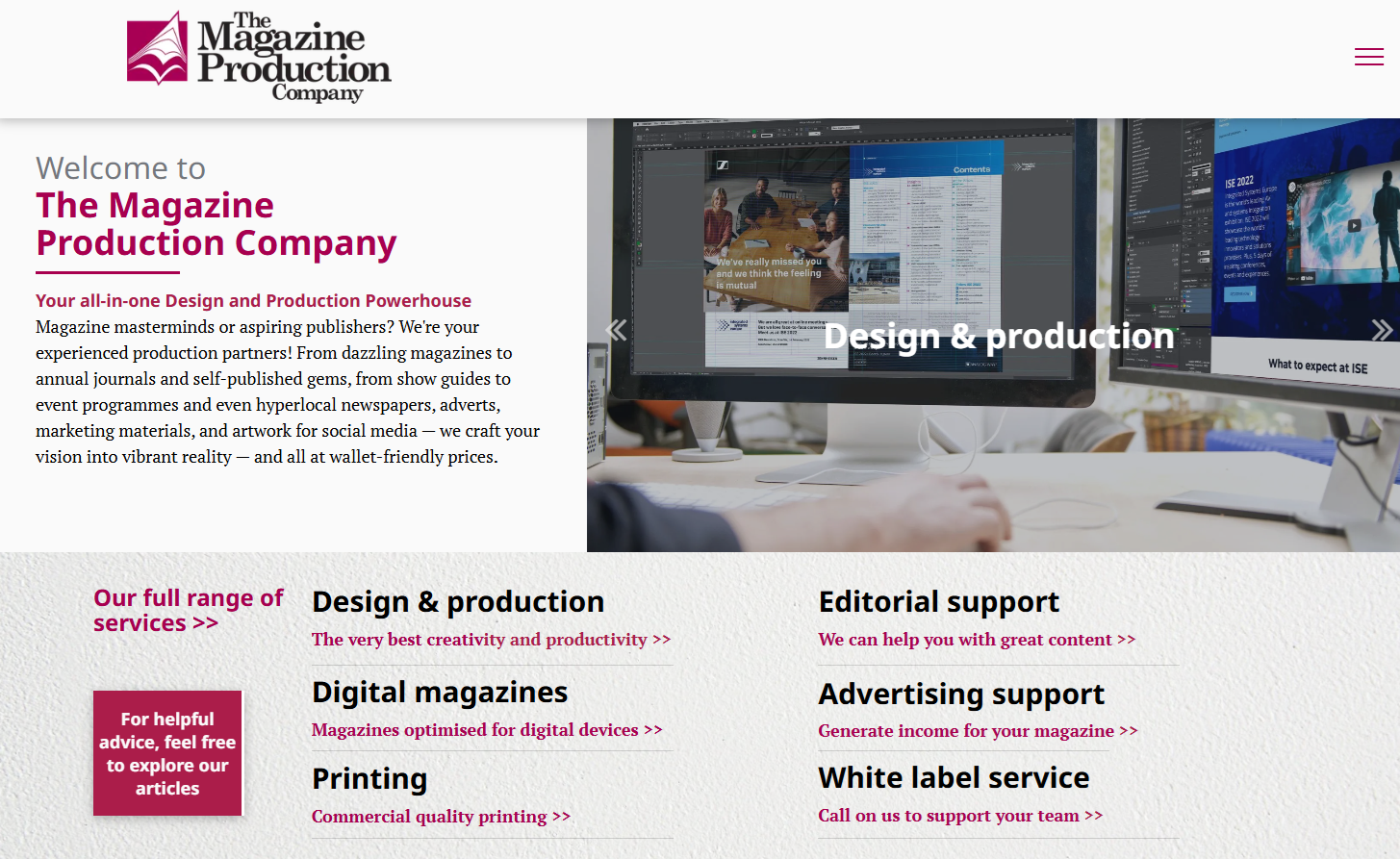 the magazine production company