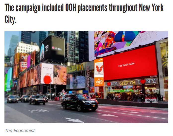 the economist marketing example