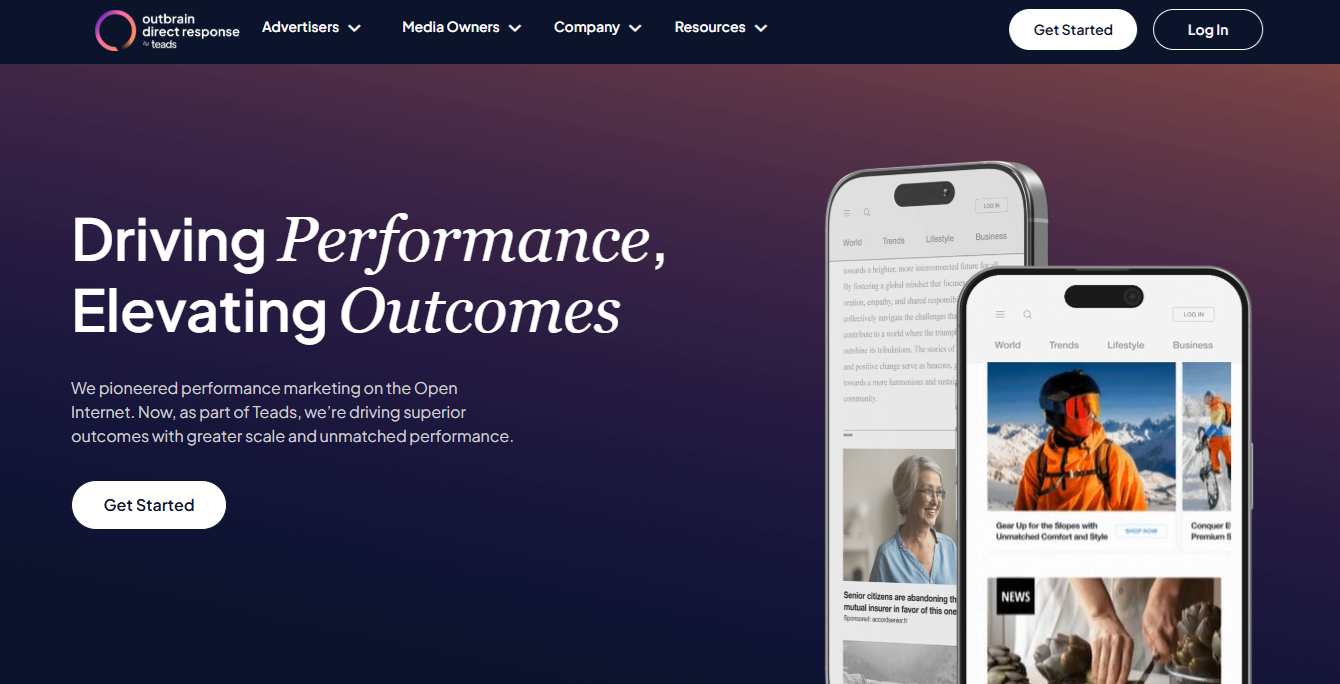 outbrain direct response